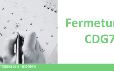 📢 Fermeture du CDG70